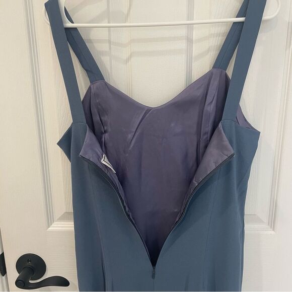 Ellie Vintage Dusty Blue Lavender Gown Sweetheart Neckline Women’s Size M - Picture 4 of 8